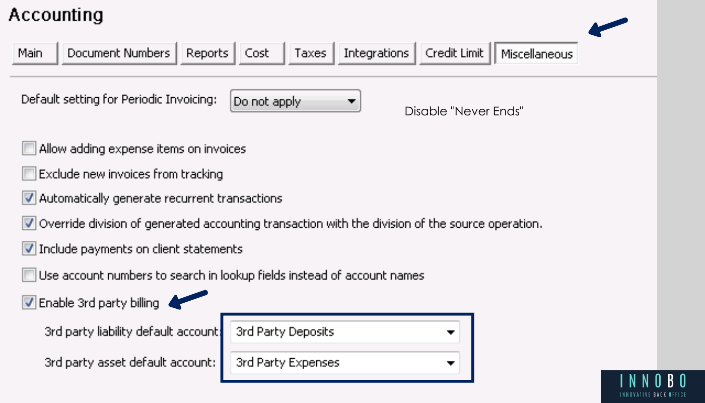 3rd party incomes and expenses in Magaya and logistics software