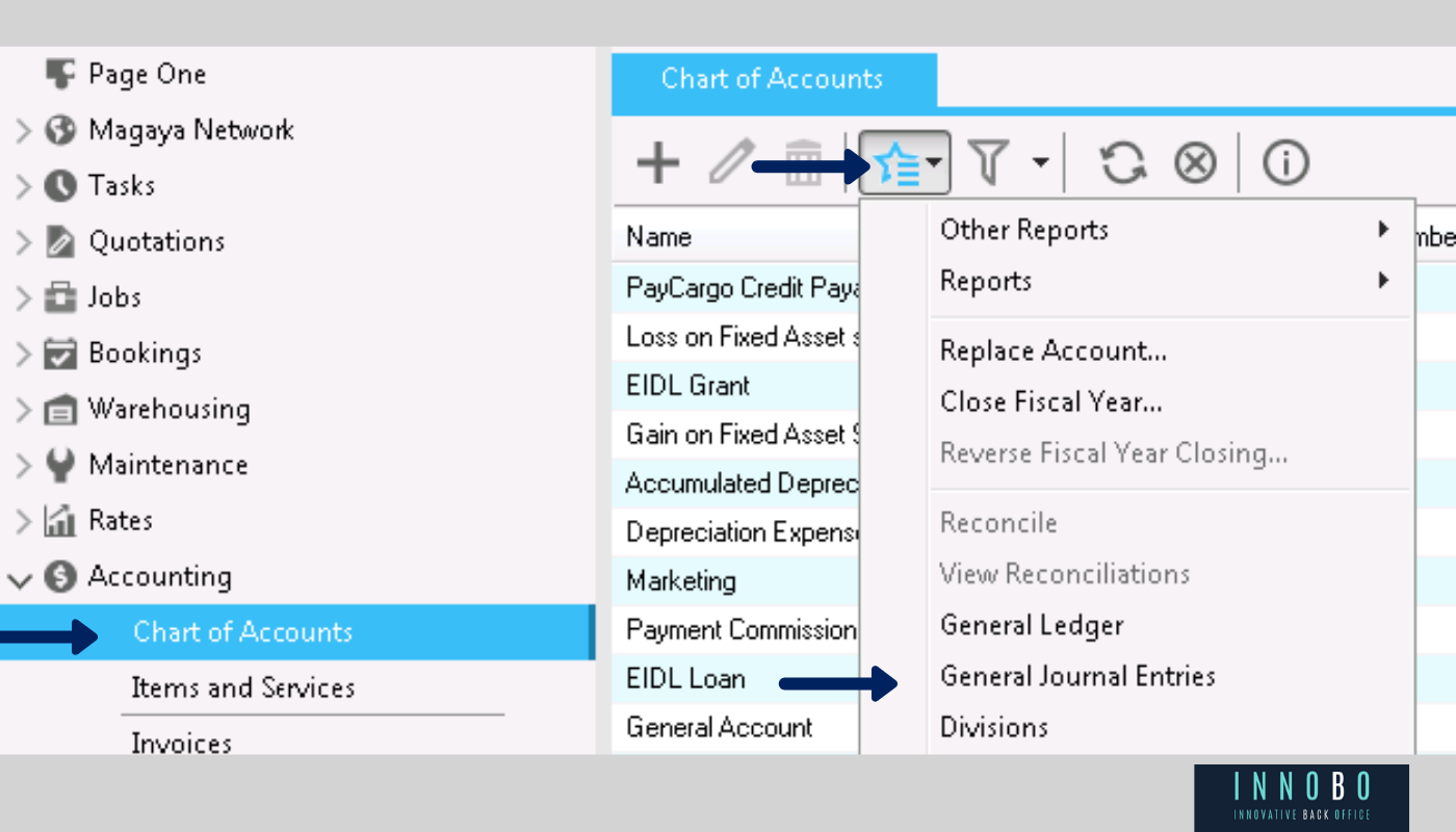 Fixed asset purchase in Magaya and most logistics software bill