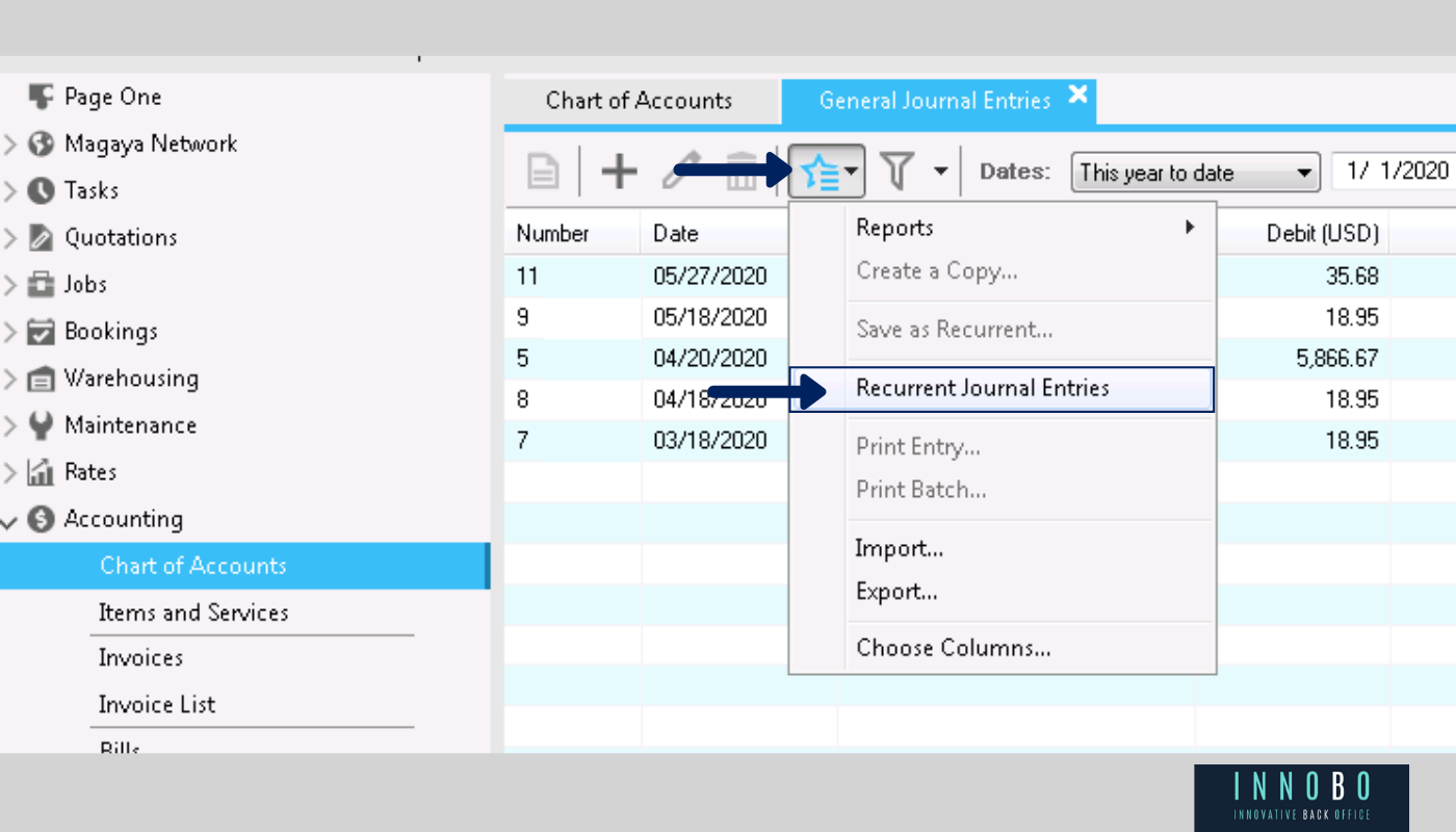 Fixed asset purchase in Magaya and most logistics software bill